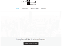 Tablet Screenshot of dfogellaw.com